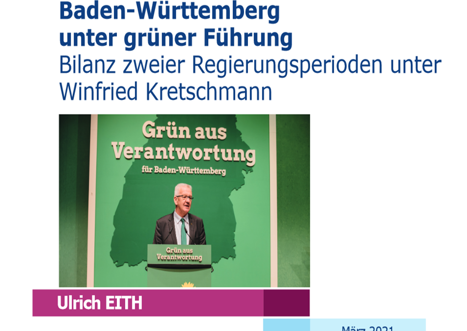 Prof. Dr. Ulrich Eith zieht Bilanz nach zwei Regierungsperioden unter Winfried Kretschmann